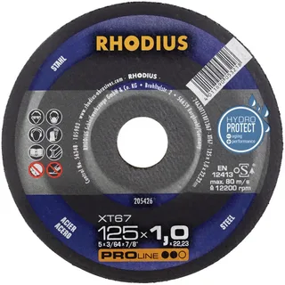 XT67 205711 Trennscheibe gerade 230 mm 1 St. Stahl by Rhodius – product image 1 of 2