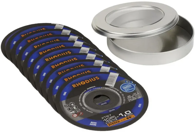 XT67 210741 Trennscheibe gerade 115 mm 10 St. Stahl van Rhodius – productafbeelding