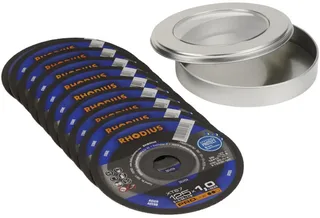 XT67 210742 Trennscheibe gerade 115 mm 1 Set Stahl de Rhodius – image du produit 1 sur 2