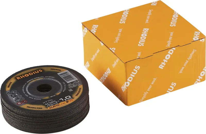 XT70 PACK 211078 Trennscheibe 25 St. Edelstahl, Stahl von Rhodius – Produktbild 2 von 2