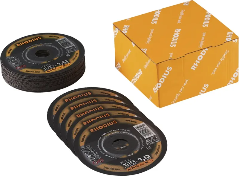 XT70 PACK 211078 Trennscheibe 25 St. Edelstahl, Stahl van Rhodius – productafbeelding