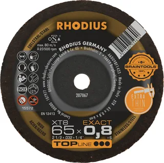 XT8 EXACT MINI 207067 Trennscheibe 50 St. Edelstahl, Stahl by Rhodius – product image 1 of 2