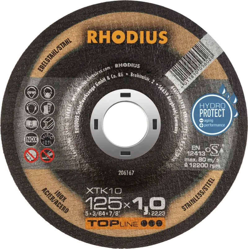 XTK10 206167 Trennscheibe 50 St. Edelstahl, Stahl by Rhodius – product image 2 of 2