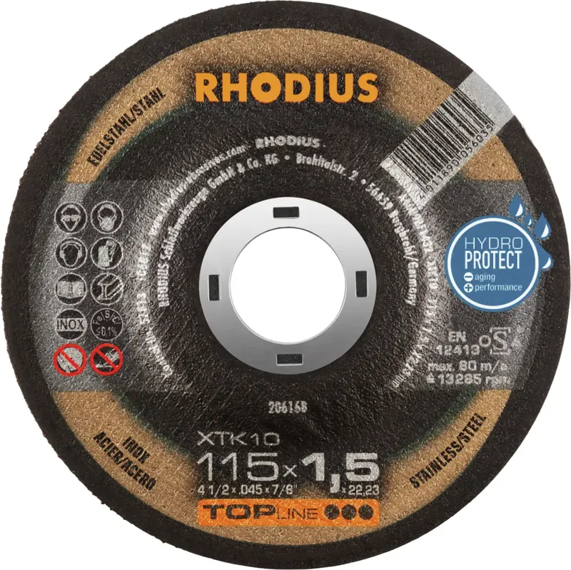 XTK10 206168 Trennscheibe 50 St. Edelstahl, Stahl by Rhodius – product image