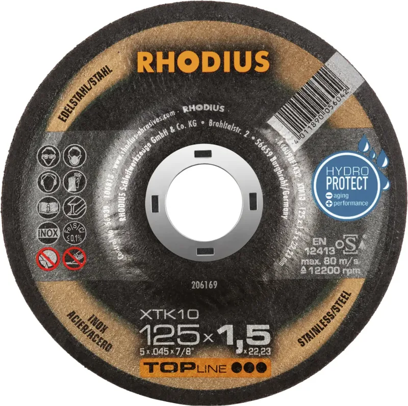 XTK10 206169 Trennscheibe 50 St. Edelstahl, Stahl von Rhodius – Produktbild
