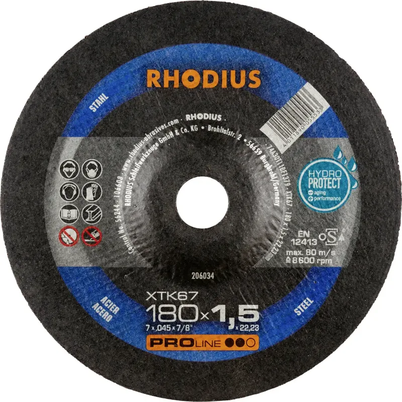 XTK67 204793 Trennscheibe 50 St. Stahl von Rhodius – Produktbild