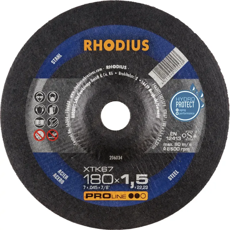 XTK67 206034 Trennscheibe 25 St. Stahl by Rhodius – product image 1 of 2
