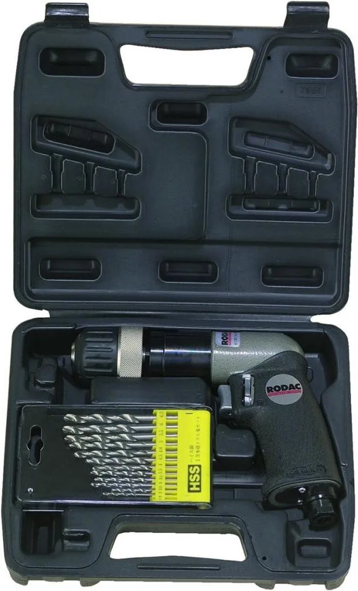 Boormachine set 10 mm 0.5 kW 1800 rpm 13-delig RC206ABC van RODAC – productafbeelding