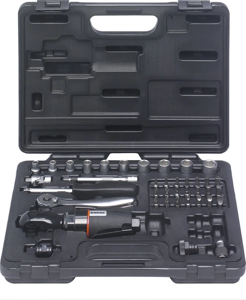 Ratelsleutel set 1/4" en 3/8" 850 rpm RC582BC van RODAC, Meerkleurig – productafbeelding