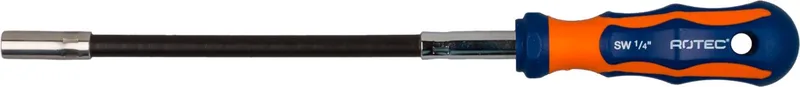 Bitschroevendraaier 2K magn. flexibel tbv 1/4 bit de Rotec, Bleu – image du produit