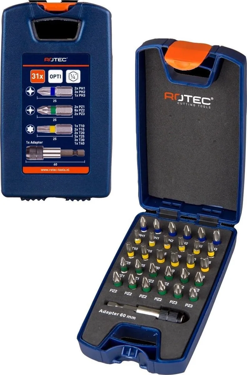 Bitset 31-delig de Rotec – image du produit