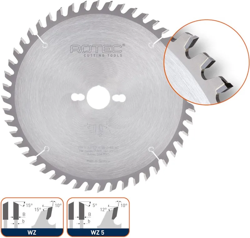 Cirkelzaagblad HM Combi \400x30-48T van Rotec – productafbeelding