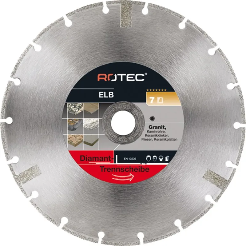 Diamantschijf ELB 125/22,23 gegalvaniseerd by Rotec – product image