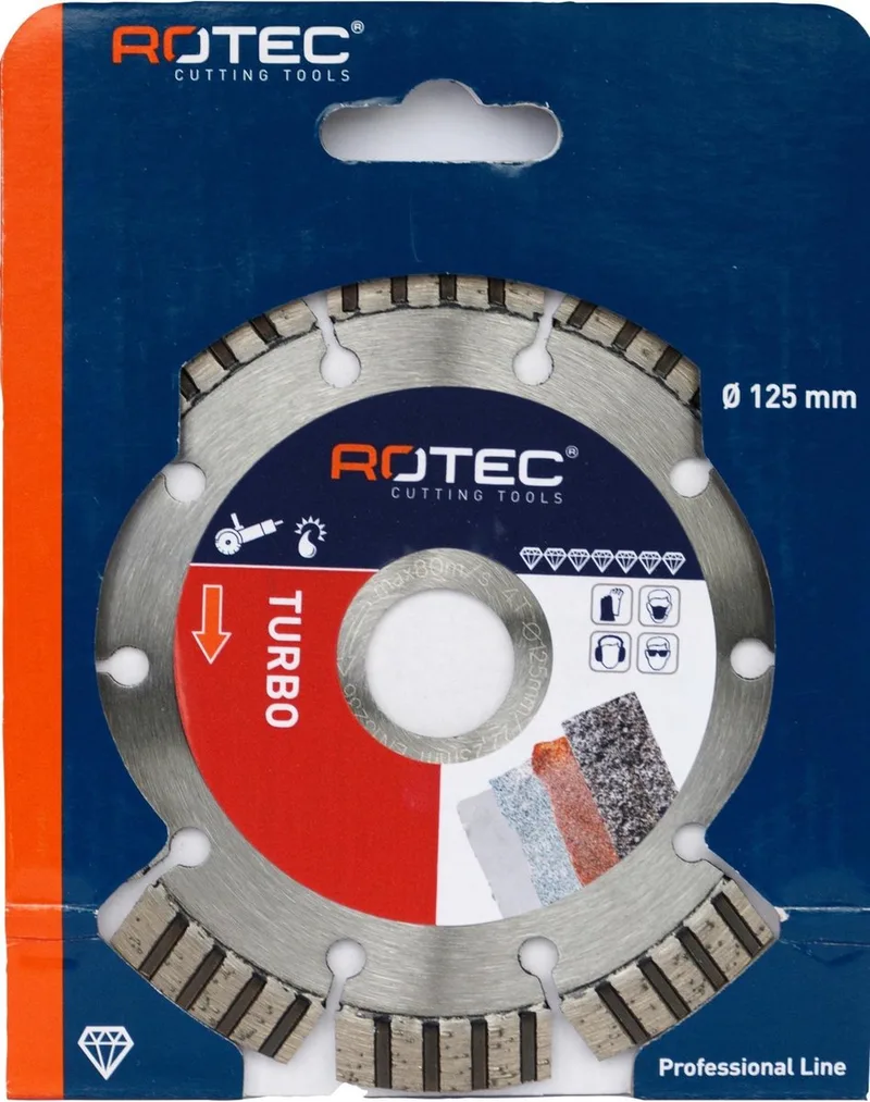 Diamantzaagblad 'TURBO' ø125x2,2xø22,2 by Rotec – product image