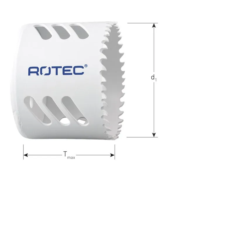 Gatzaag HSS bimetaal cobalt 70mm by Rotec – product image