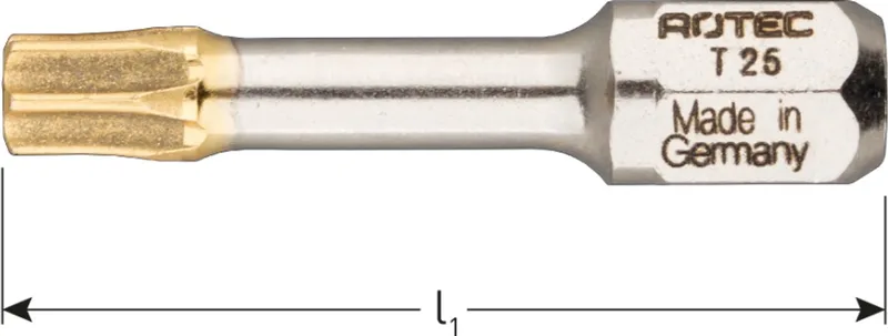 IMPACT schroefbit, diamond, T25x30 (Torx) (2st.) van Rotec – productafbeelding
