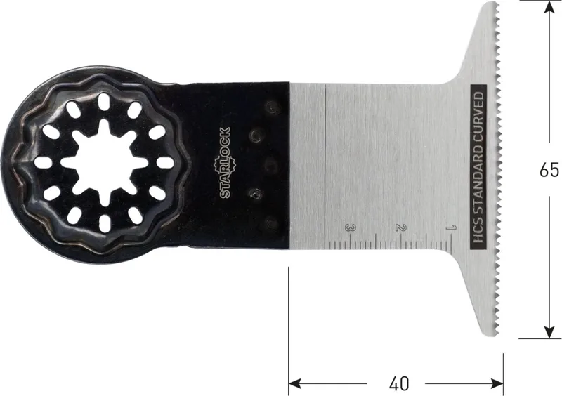 MTS65 HCS hout Starlock invalzaag 65 x 50 mm. (5 st.) från Rotec – produktbild