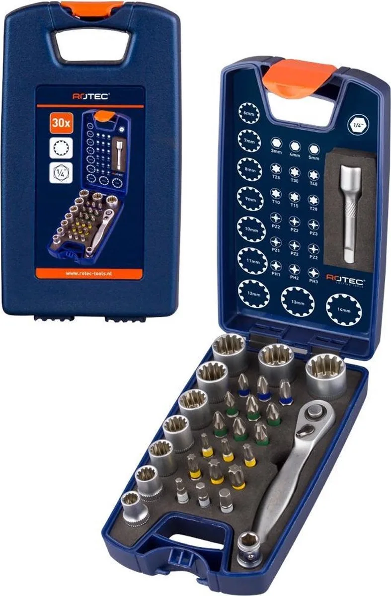 OPTI Bitset 30-delig PH-PZ-TX-SW-DOP de Rotec – image du produit