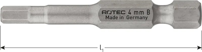 PRO INSERT SCHROEFBIT INBUS SW3,0 L=50 MM E 6,3 BASIC by Rotec – product image