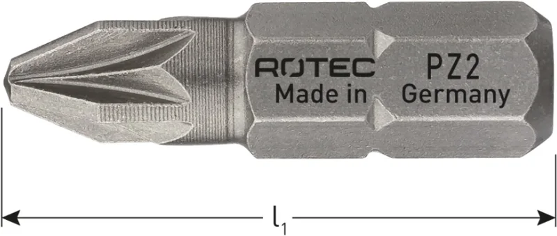 PRO Schroefbit PZ 2, L=25, C6.3, BASIC (vpe 10) by Rotec – product image