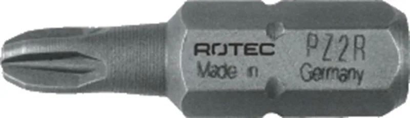 PRO Schroefbit PZ 2R, gereduceerd, L=25, C6.3, BASIC (vpe 10) van Rotec – productafbeelding