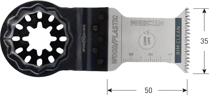 Starlock invalzaagblad, BiM, type MTC35bi, 35x50mm (5 st.) van Rotec – productafbeelding