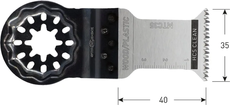 Starlock invalzaagblad, HCS, type MTC35, 35x50mm (5 st.) by Rotec – product image