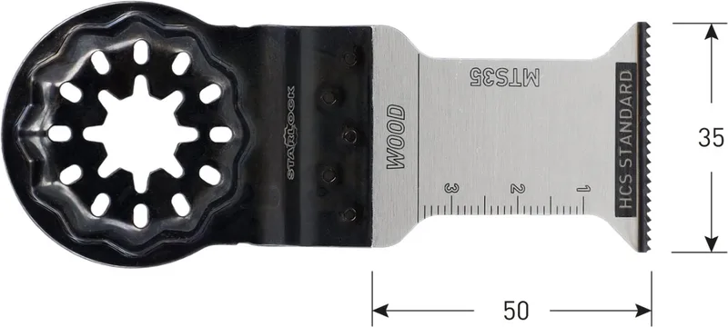 Starlock invalzaagblad, HCS, type MTS35, 35x50 mm (5st.) by Rotec – product image
