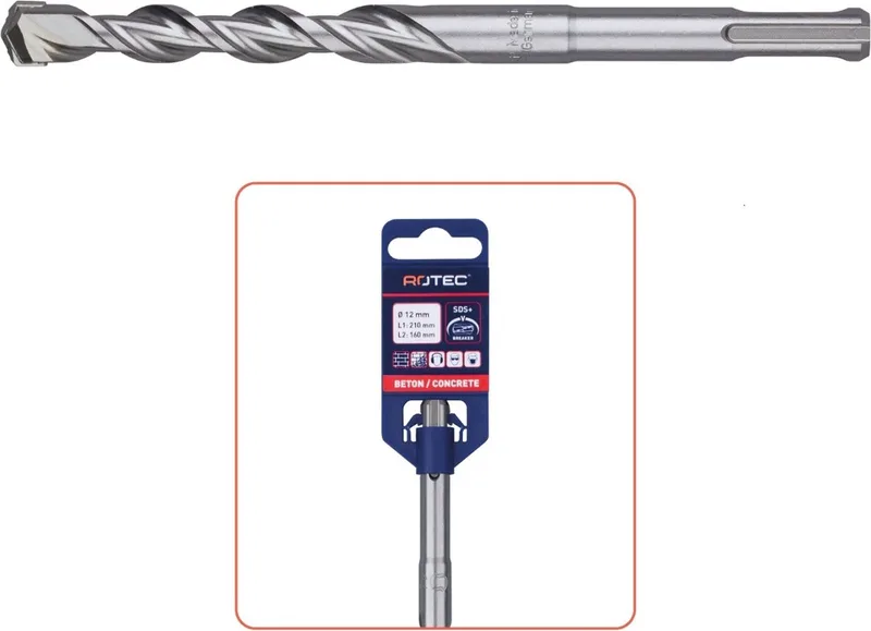 type 200 hamerboor, SDS+, V-breaker, Ø 12,0 x 110 x 160 mm. by Rotec – product image