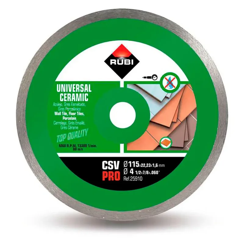 Csv 115 Pro 115 Mm Diamanttrennscheibe van Rubi – productafbeelding