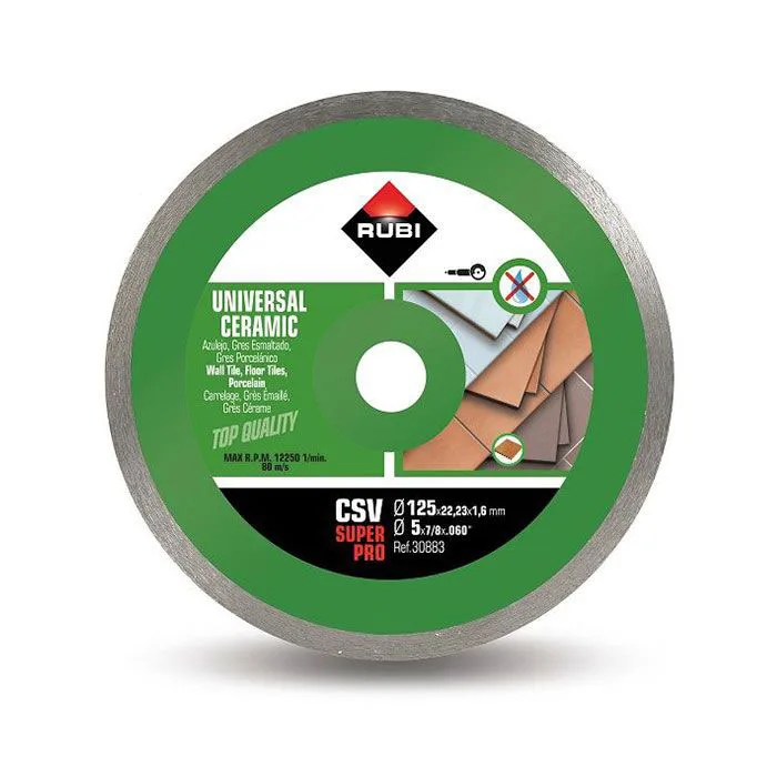 Diamantschijf 125 mm CSV Superpro 125 x 22,2 mm by Rubi – product image