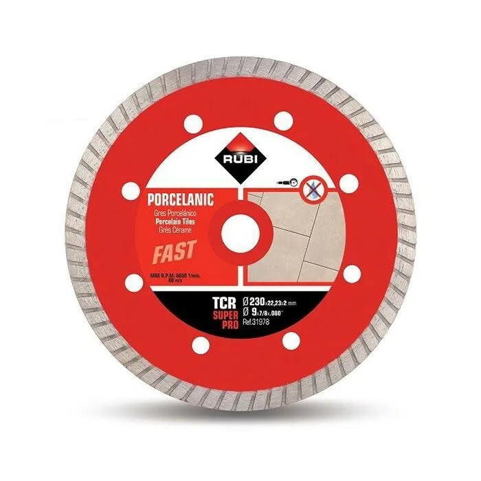 Diamantschijf 230 mm TCR Superpro 230 x 22,2 mm by Rubi – product image