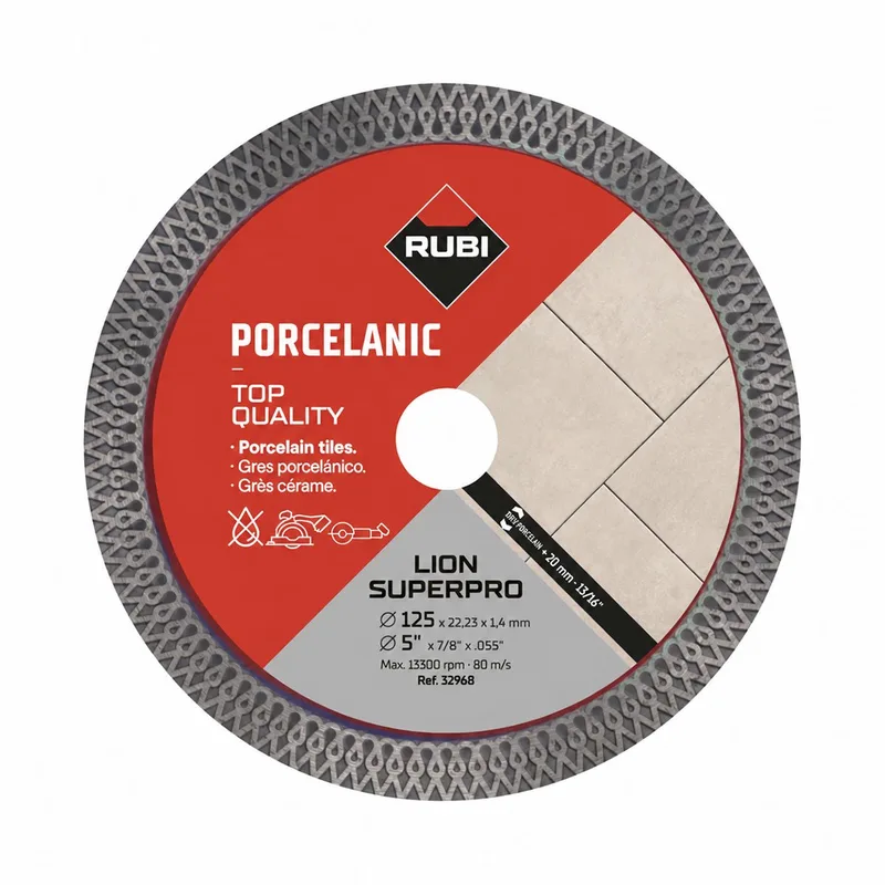Diamantzaagblad LION SUPERPRO 125 mm - Diamantschijf von Rubi – Produktbild