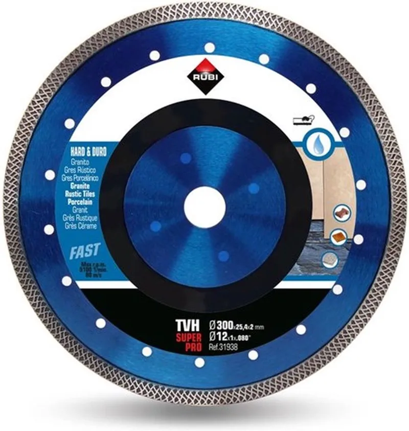 Diamantzaagblad Turbo Viper TVH 300 x 25,4 mm - Diamantschijf de Rubi – image du produit
