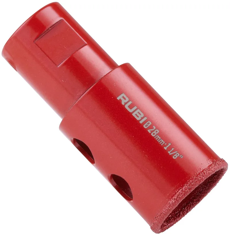 Drygres Premium diamantboor 28 mm (M14) - Diamantboor tegels by Rubi, Red – product image