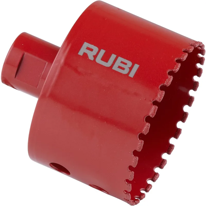 Drygres Premium diamantboor 68 mm (M14) - Diamantboor tegels van Rubi, Rood – productafbeelding