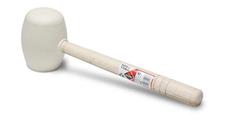 RUBBER HAMER RND 500 WIT 66906 van Rubi – productafbeelding