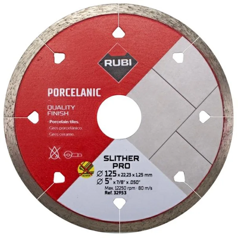 Slither Pro Serie - Diamantschijf - 115mm - Precisie Snijden - J-SLOT Technologie von Rubi – Produktbild