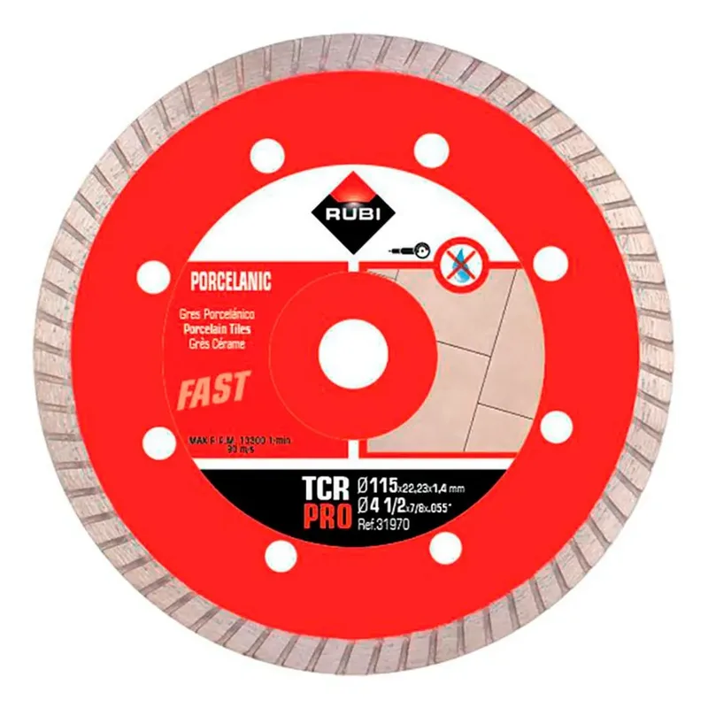 Tcr 115 Pro 115 Mm Diamanttrennscheibe van Rubi – productafbeelding