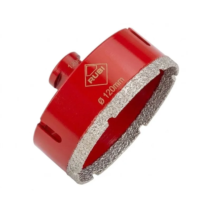 tegelboor 120 mm droog - M14 - Diamantboor tegels by Rubi, Red – product image