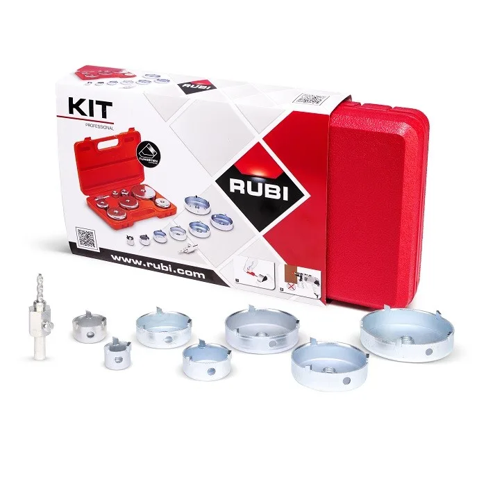 Widia tegelboor set fra Rubi – produktbillede