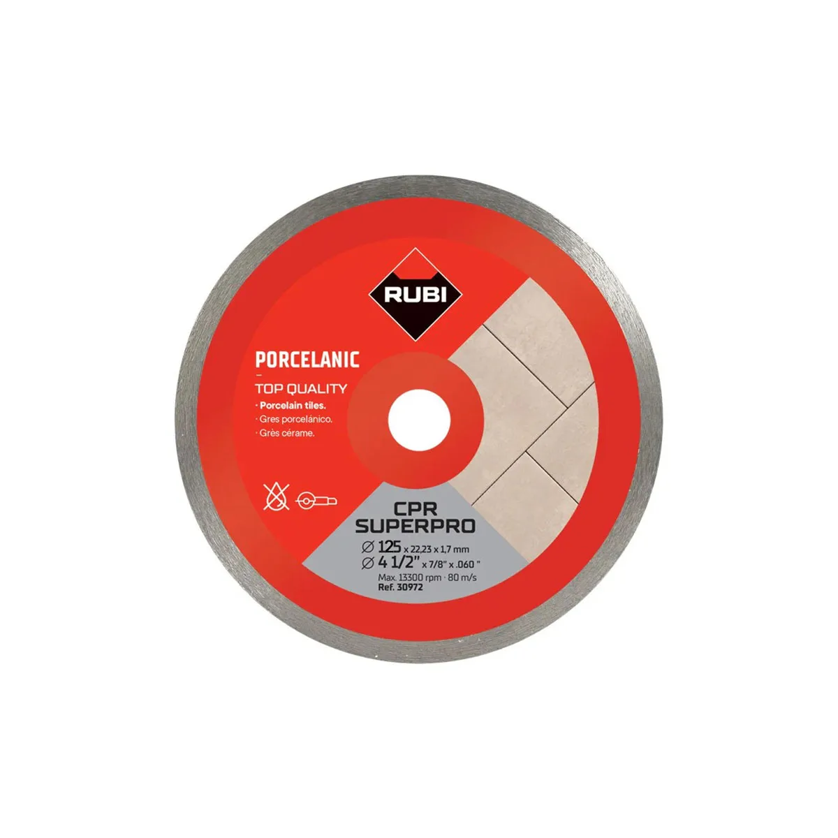zaagblad CPR 125 Superpro 125 x 22,2 mm van Rubi – productafbeelding