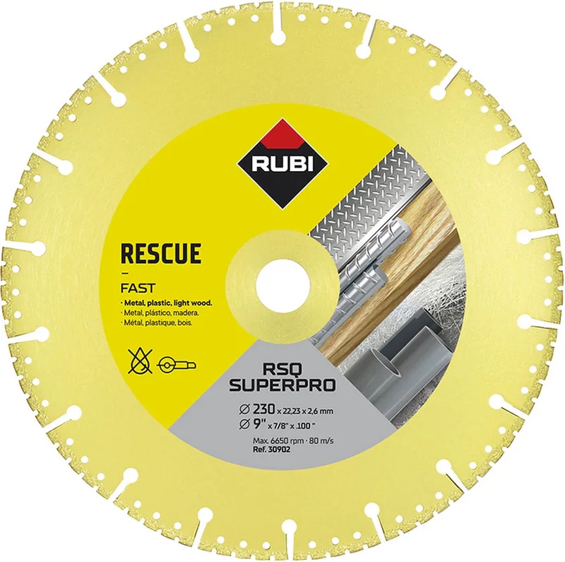 Zaagblad RSQ 230 SUPERPRO 230 x 22,2 mm by Rubi – product image
