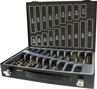 A215200 HSSE-Co 5 Spiralbohrer-Set 170teilig 1 mm, 1.5 mm, 2 mm, 2.5 mm, 3 mm, 3.5 mm, 4 mm, 4.5 mm, 5 mm, 5.5 mm, 6 mm, 6.5 mm, 8 mm, 10 mm 1 Set von Ruko – Produktbild 1 von 2