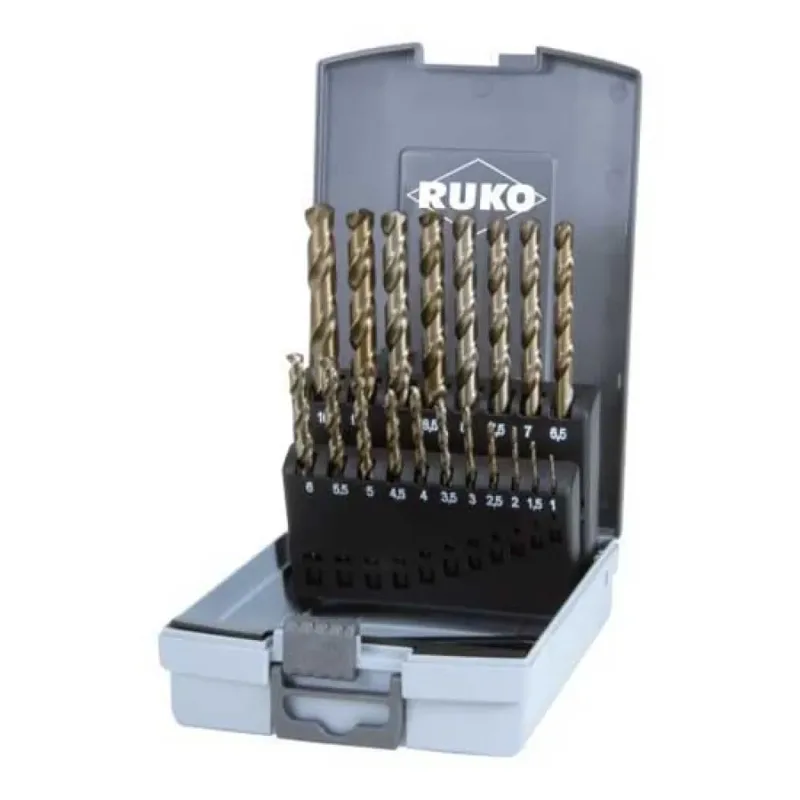 Din 338 Va Hsse-co 5 Metallbohrer 25 Stücke van Ruko – productafbeelding 1 van 4