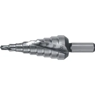 Stufenbohrer Bohrber.4-20mm HSS-Co Spiralnut Stufen 9 RUKO van Ruko – productafbeelding 1 van 2