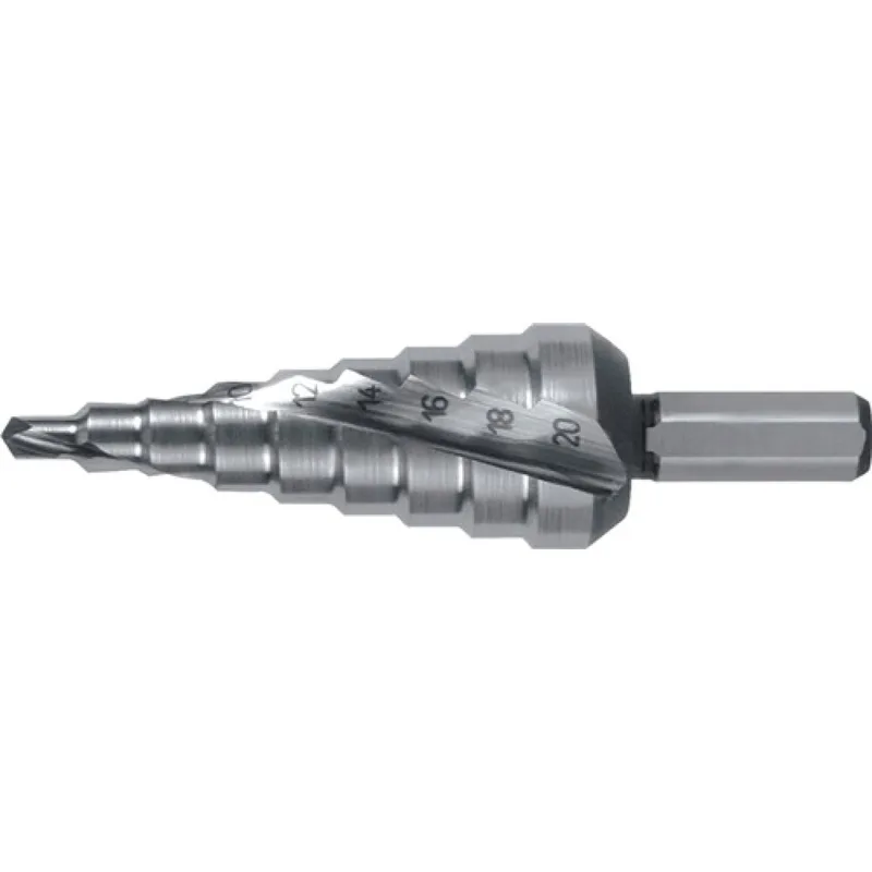 Stufenbohrer Bohrber.4-20mm HSS-Co Spiralnut Stufen 9 RUKO van Ruko – productafbeelding