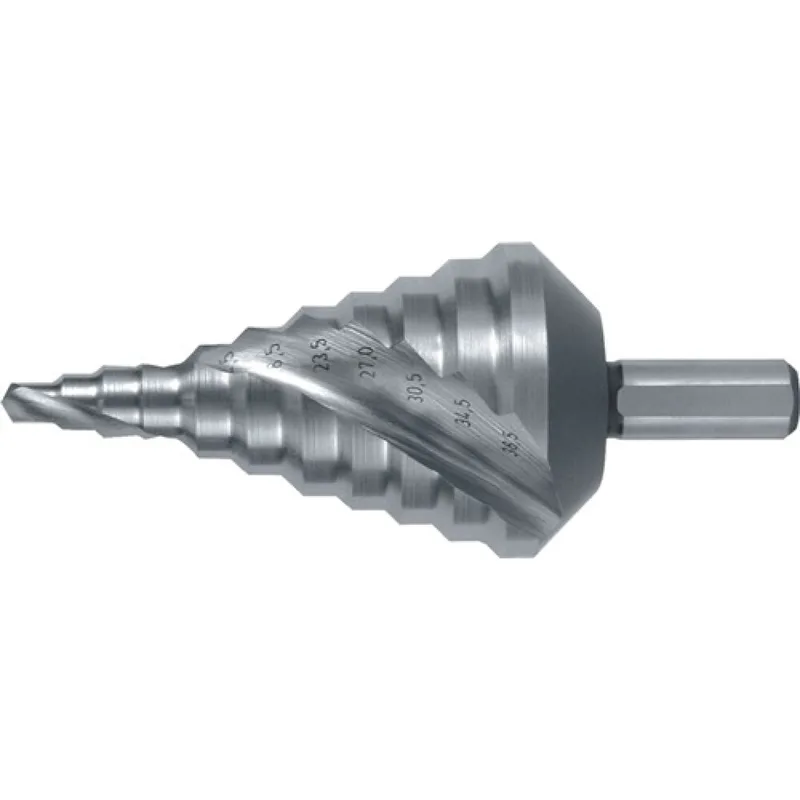 Stufenbohrer Bohrber.5,3-38,5mm HSS Spiralnut RUKO by Ruko – product image