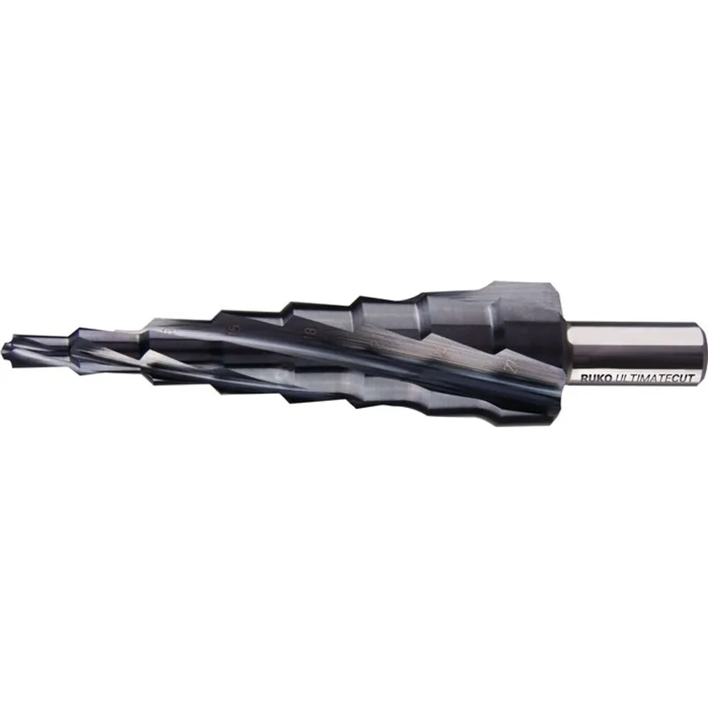 Stufenbohrer ULTIMATECUT Bohrber.6-27mm HSS RUnaTEC Spiralnut Z.4 Stufen 8 by Ruko – product image
