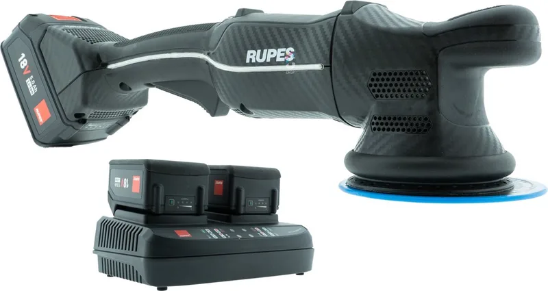 HLR15 iBrid Accu Polijstmachine 125mm - 18 Volt - STD-set van Rupes – productafbeelding